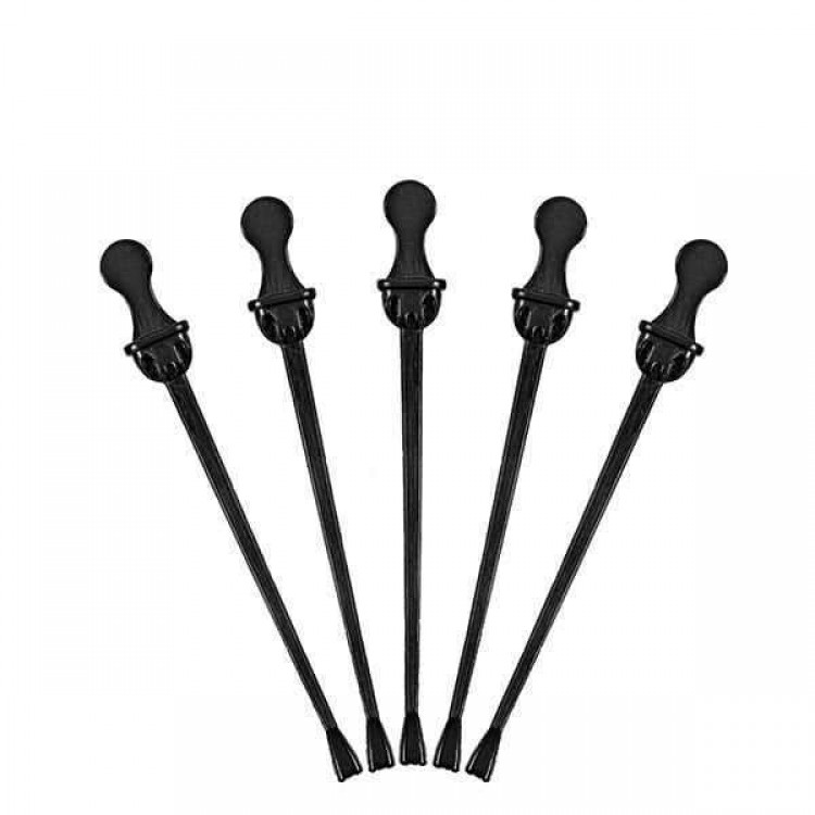 Karıştırıcı / Plastik / Kalın / 11 cm / Siyah / 1000'lik Paket